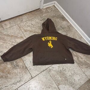 Akimbo Wyoming Hoodie with Yellow Logo
